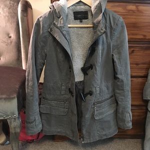 Gray lined jacket